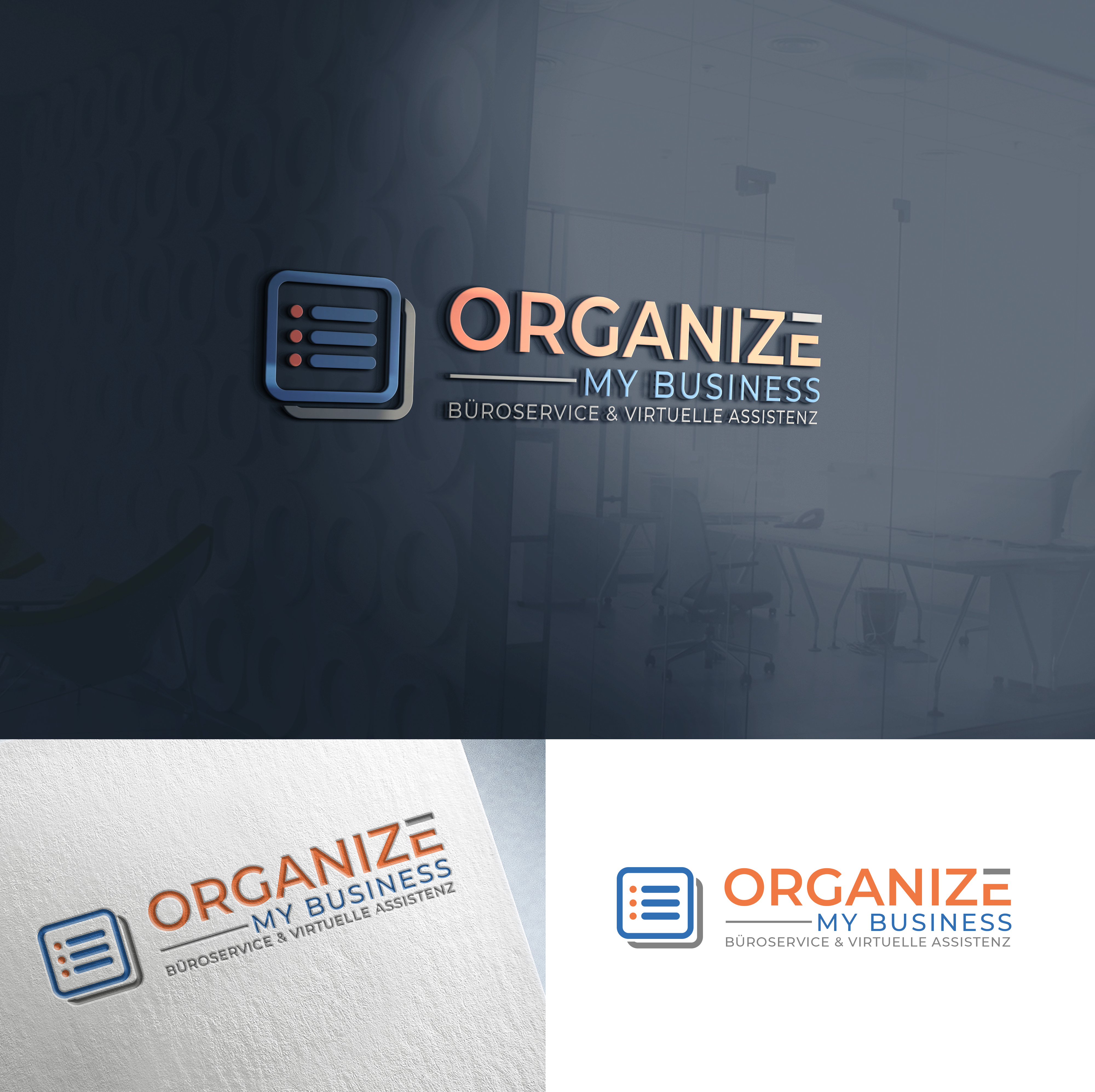 Logo Design by Taya Bright for Organize my Business  | Design #27712188