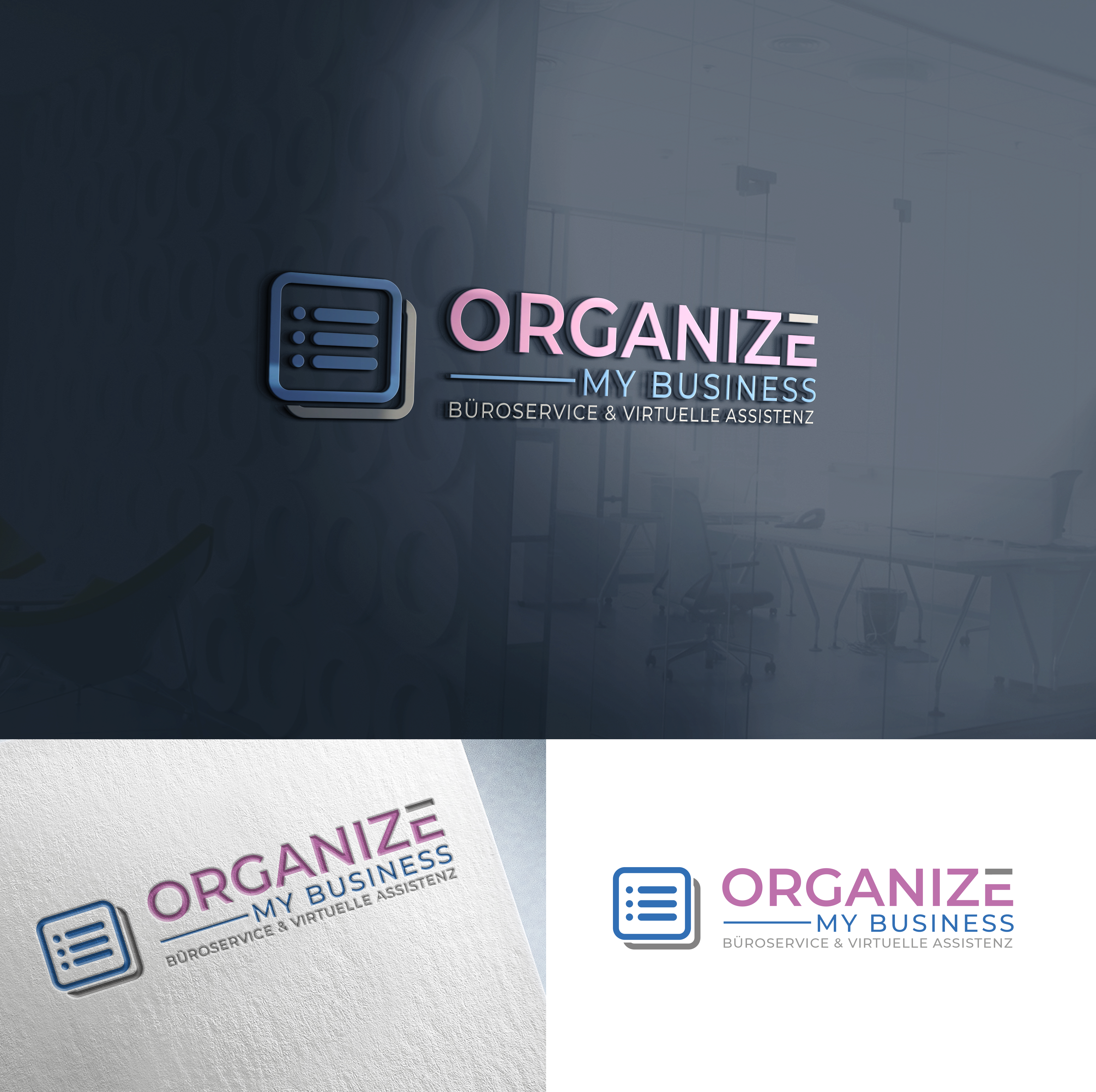 Logo Design by Taya Bright for Organize my Business  | Design #27712190