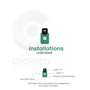 Logo-Design von CROPPED: DESIGNS UNLIMITED für Installations Unlimited | Design #27712081
