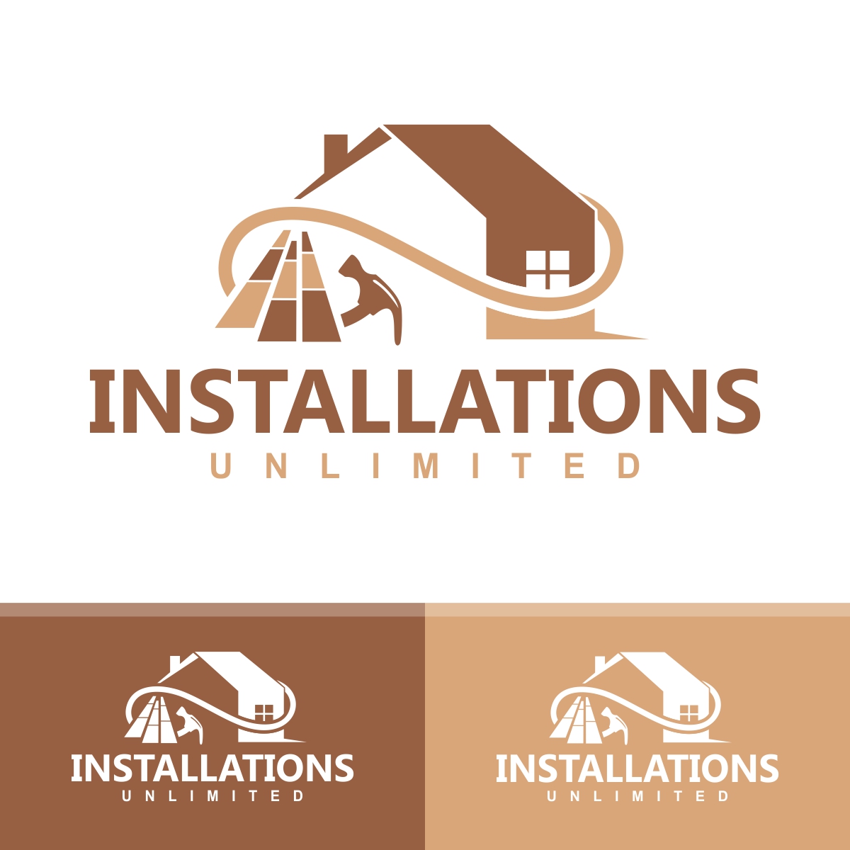 Logo Design by fly  design for Installations Unlimited | Design #27715712