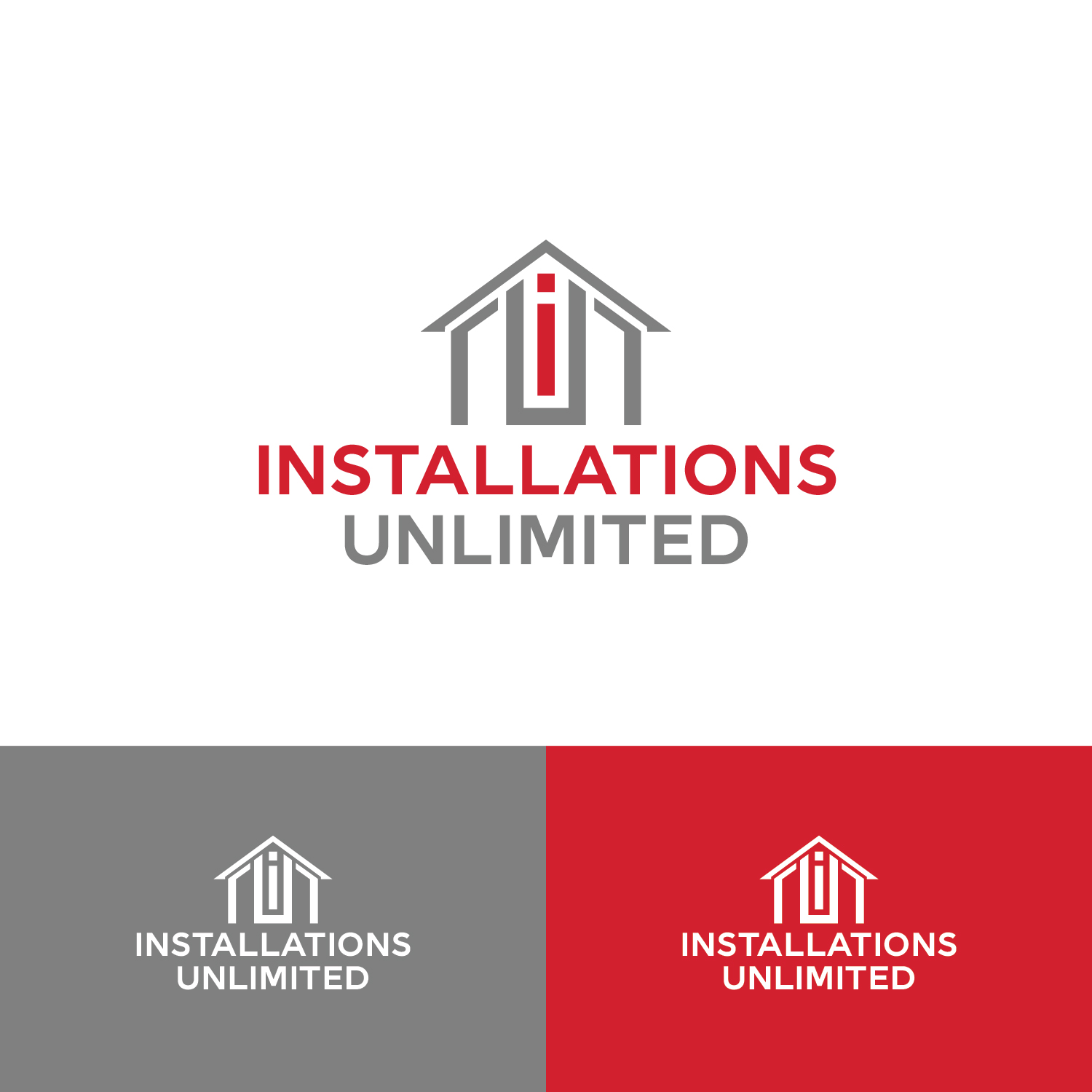 Logo Design by Maxo-Biz for Installations Unlimited | Design #27719519