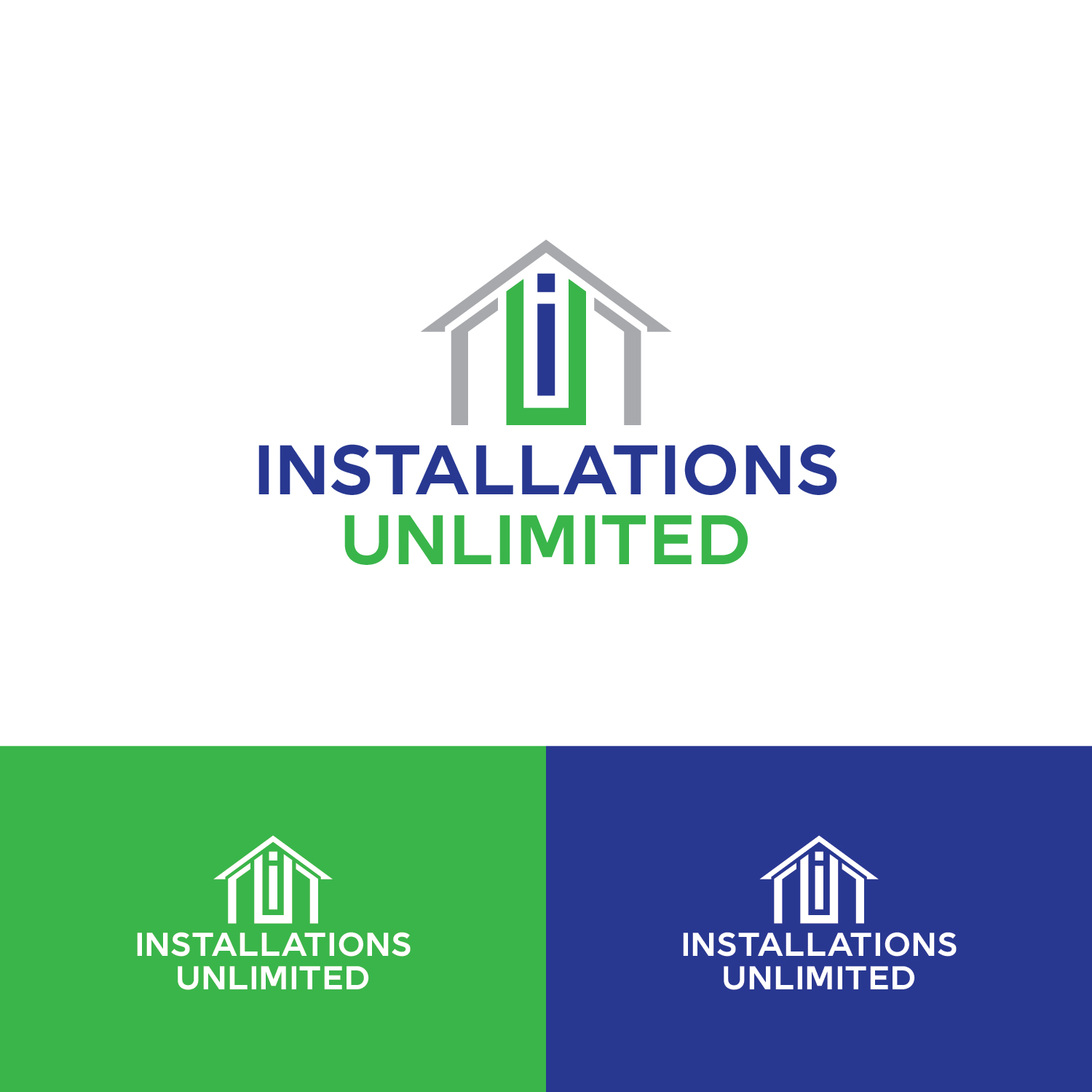 Logo Design by Maxo-Biz for Installations Unlimited | Design #27720505
