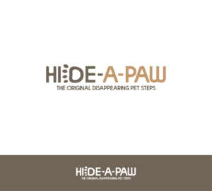 Hide-a-Paw, the original disappearing pet steps | Logo-Design von Kira Graphics