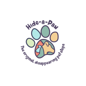 Hide-a-Paw, the original disappearing pet steps | Logo Design by ThiagoB