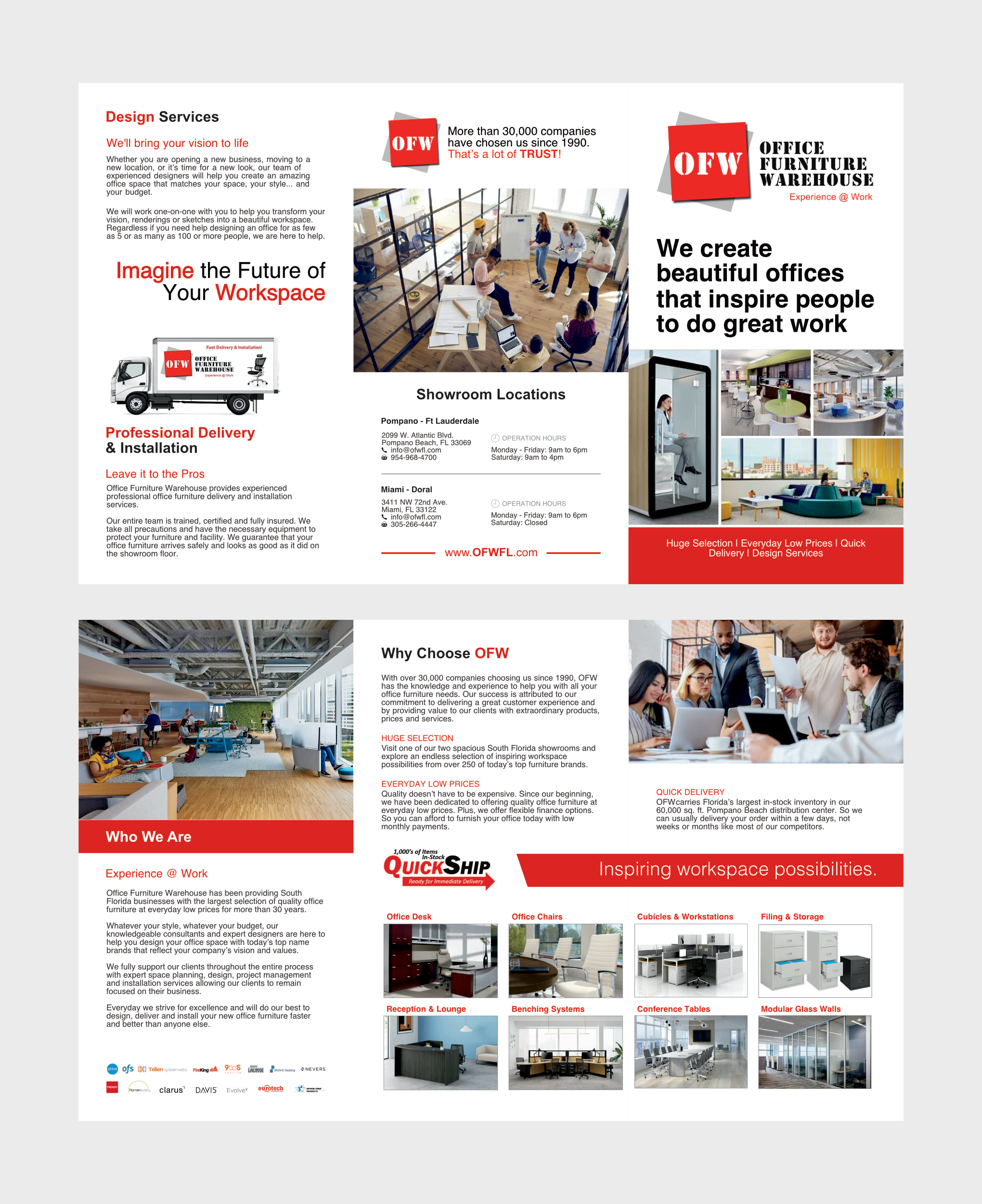 Design de Flyer par adiazudin pour Office Furniture Warehouse | Design #27718708