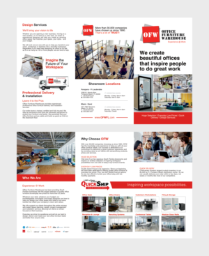 Design de Flyer par adiazudin pour Office Furniture Warehouse | Design : #27720600
