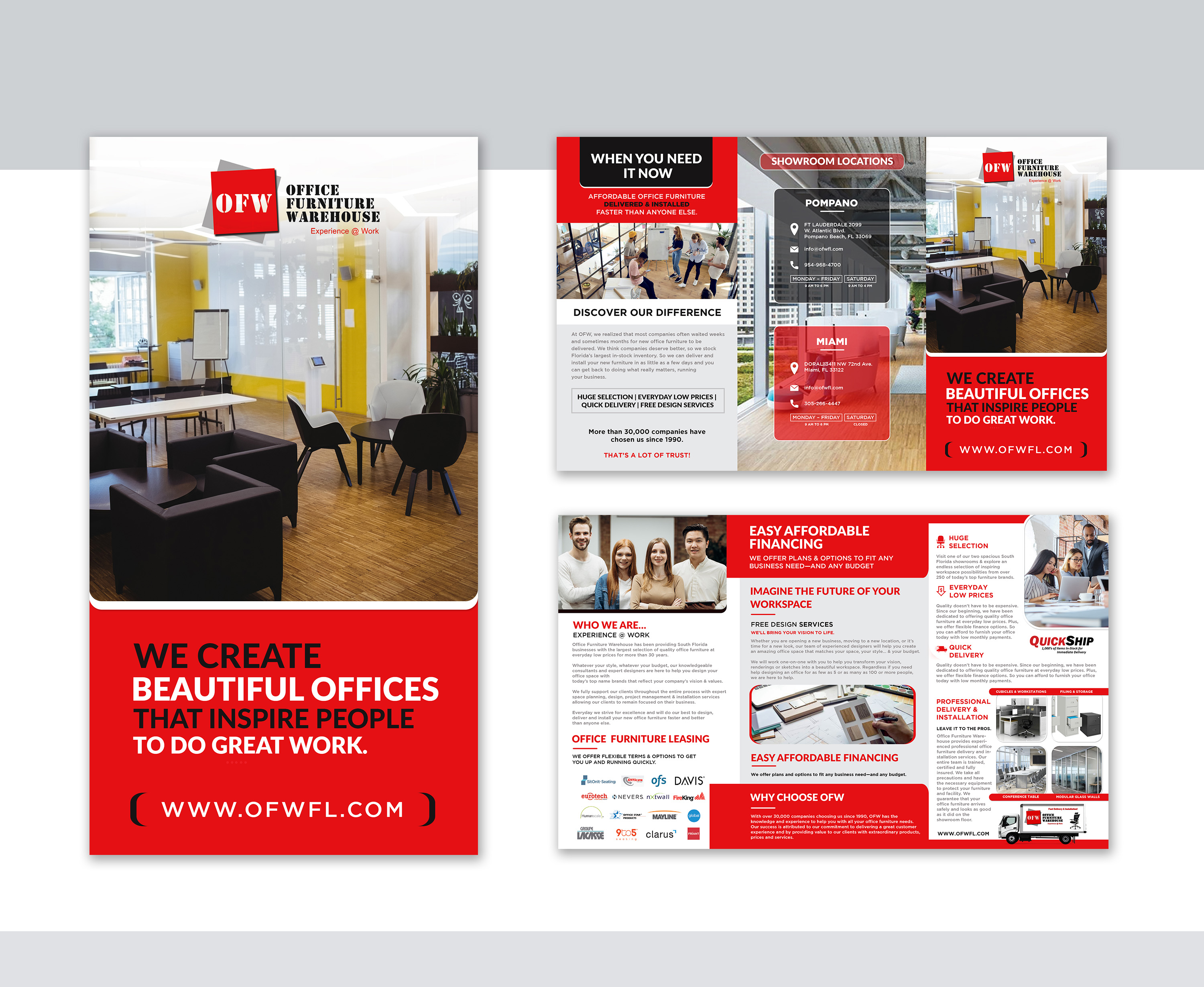 Flyer Design by debdesign for Office Furniture Warehouse | Design #27716492