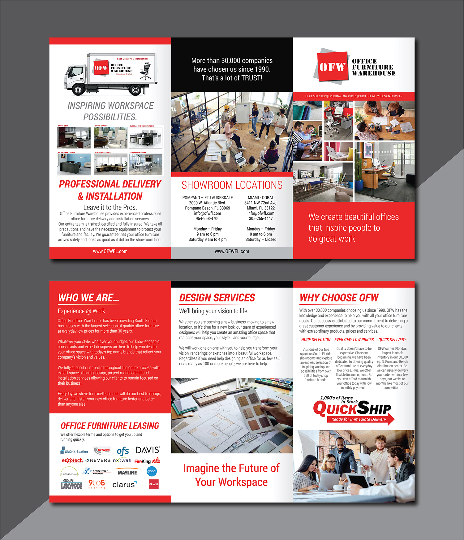 Design de Flyer par Deziners Zone pour Office Furniture Warehouse | Design #27714727