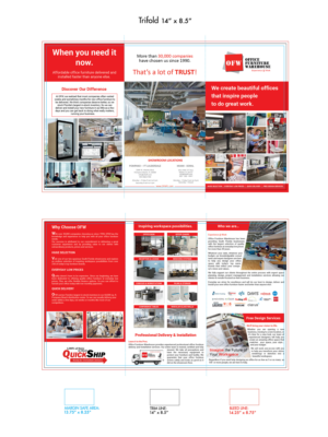Design de Flyer par MadihDesign pour Office Furniture Warehouse | Design : #27712624