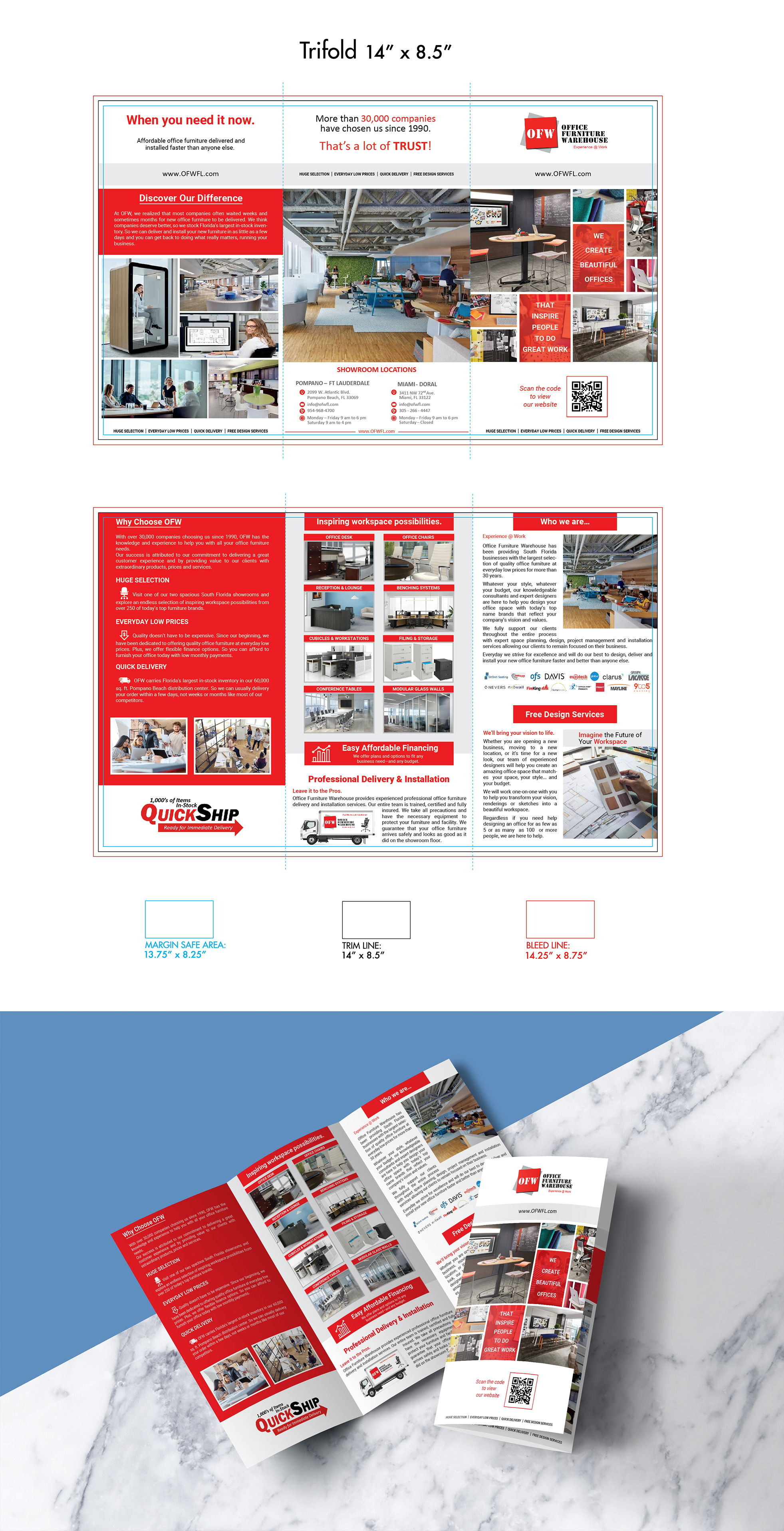 Flyer Design by MadihDesign for Office Furniture Warehouse | Design #27717217