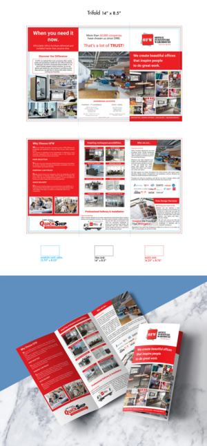 Design de Flyer par MadihDesign pour Office Furniture Warehouse | Design : #27728078