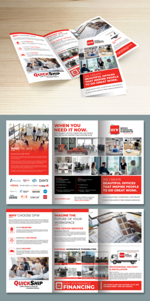 Design de Flyer par BLUE WINGS pour Office Furniture Warehouse | Design : #27716941