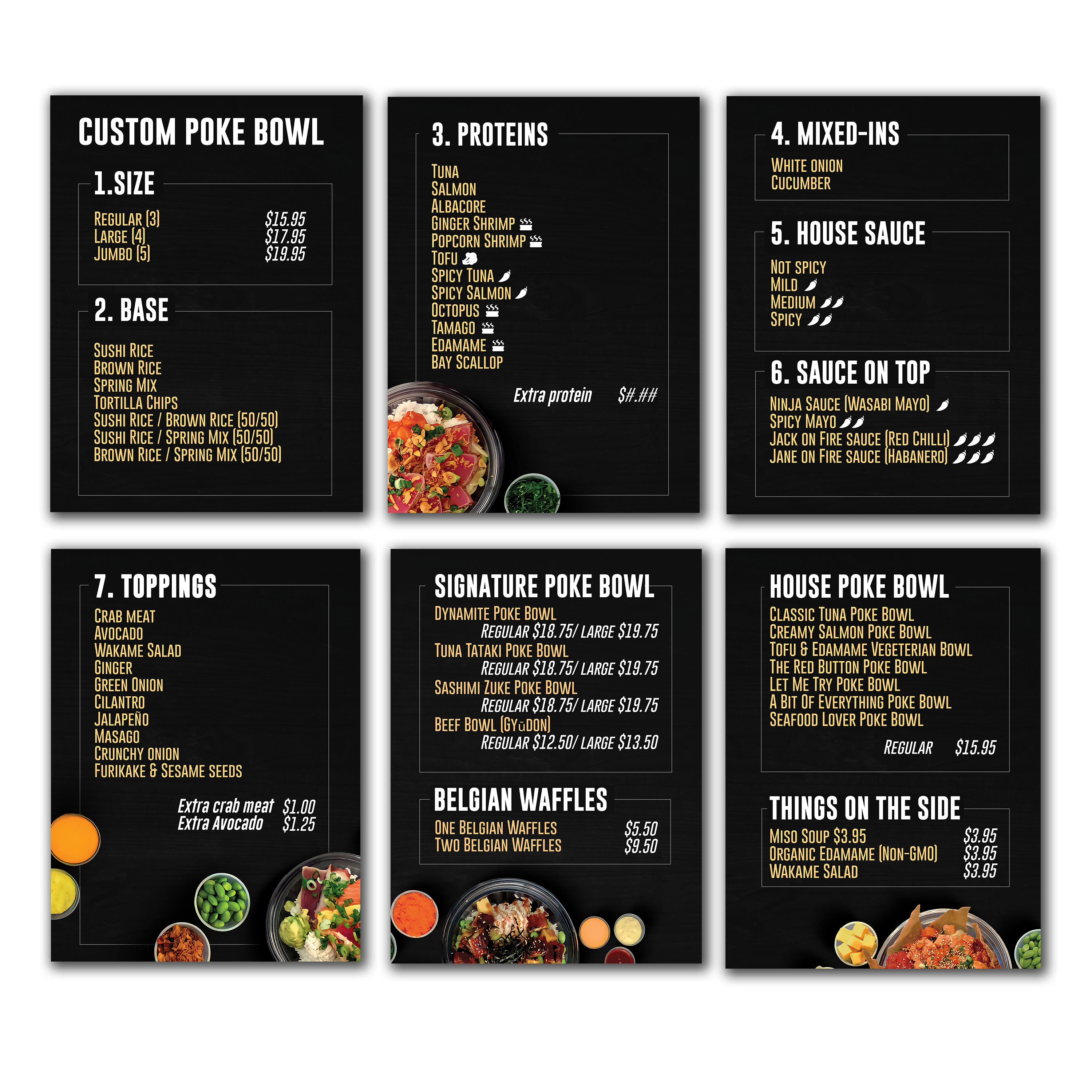 Menu Design by Logo Blox for this project | Design #27718161