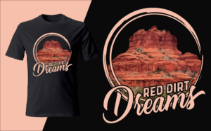 Design de T-shirt par Ismail Hossain pour Red Dirt Dreams | Design #27720148
