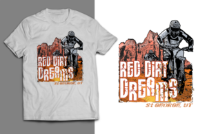 Red Dirt Dreams t shirt design | Diseño de Camiseta por SAI DESIGNS