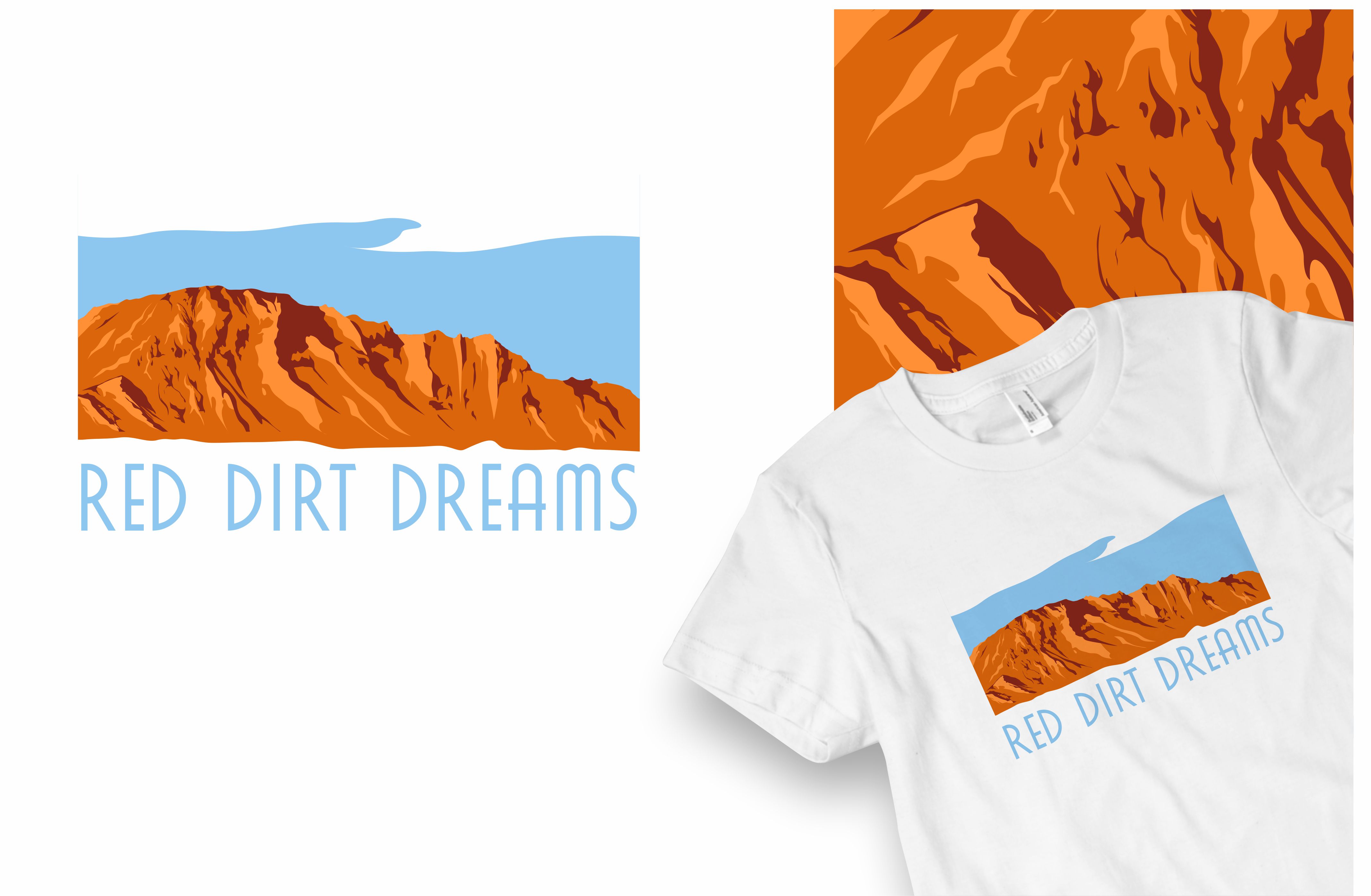 Diseño de Camiseta por guprulsugiyanto para Red Dirt Dreams | Diseño #27735901