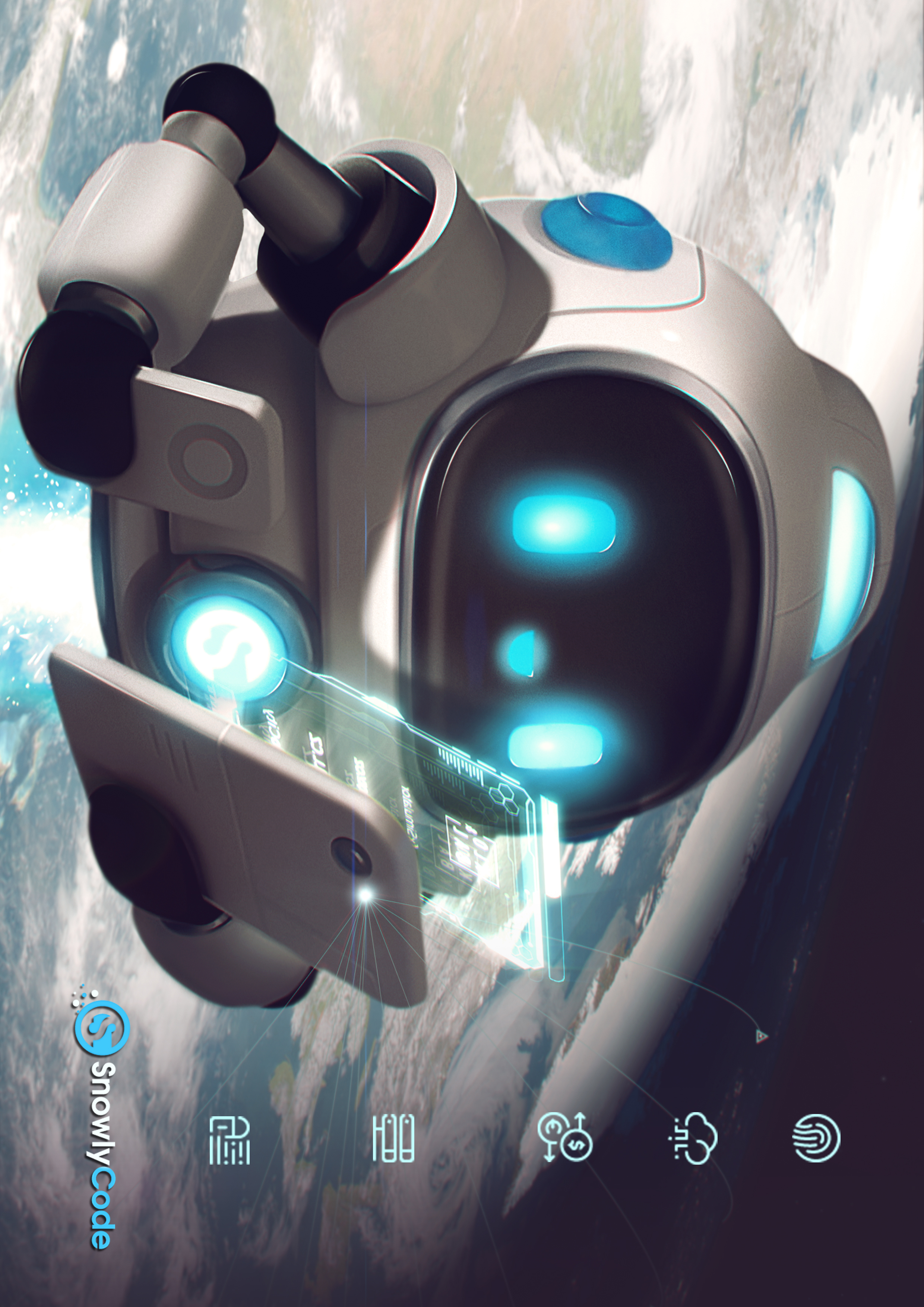 Diseño Gráfico por Nilsio Bene para SnowlyCode, s.r.o. | Diseño #27839279