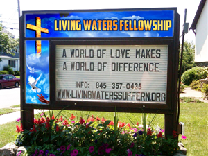 Church - Living Waters Fellowship Signage Design | Schilder-Design von James Sylvester
