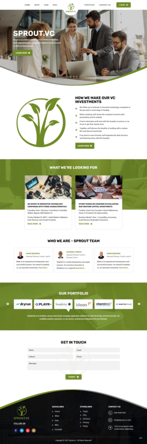 Web Design by pb for this project | Design: #27721855