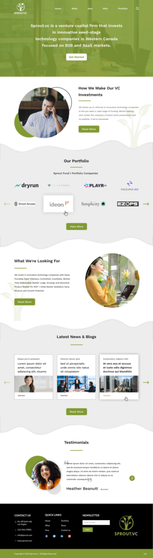 Web Design by pb for this project | Design: #27725608
