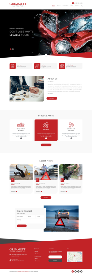 Web Design by bdesigner9 for this project | Design #27725521