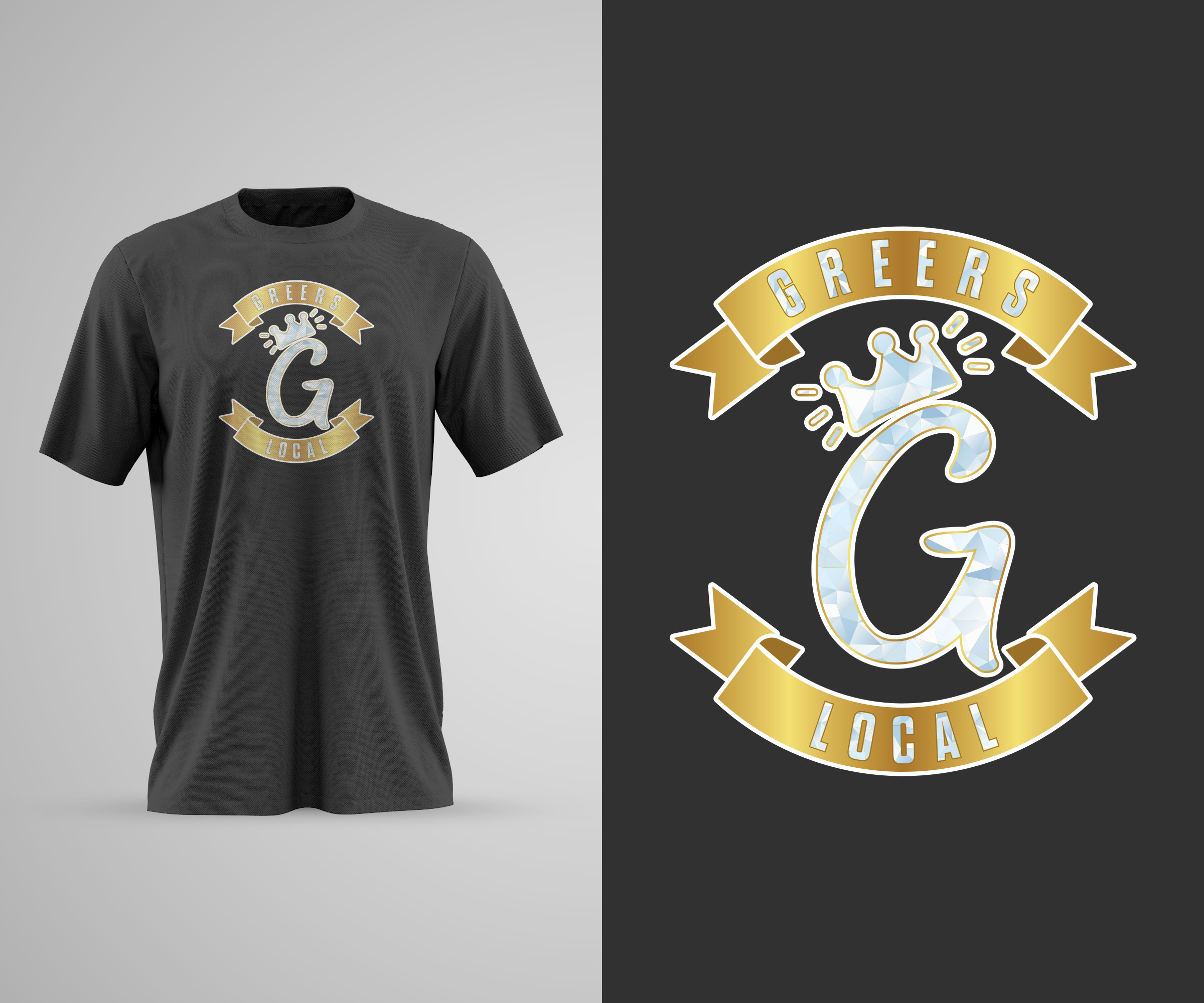 T-shirt Design by Sangkasa for Greers local | Design #27718895