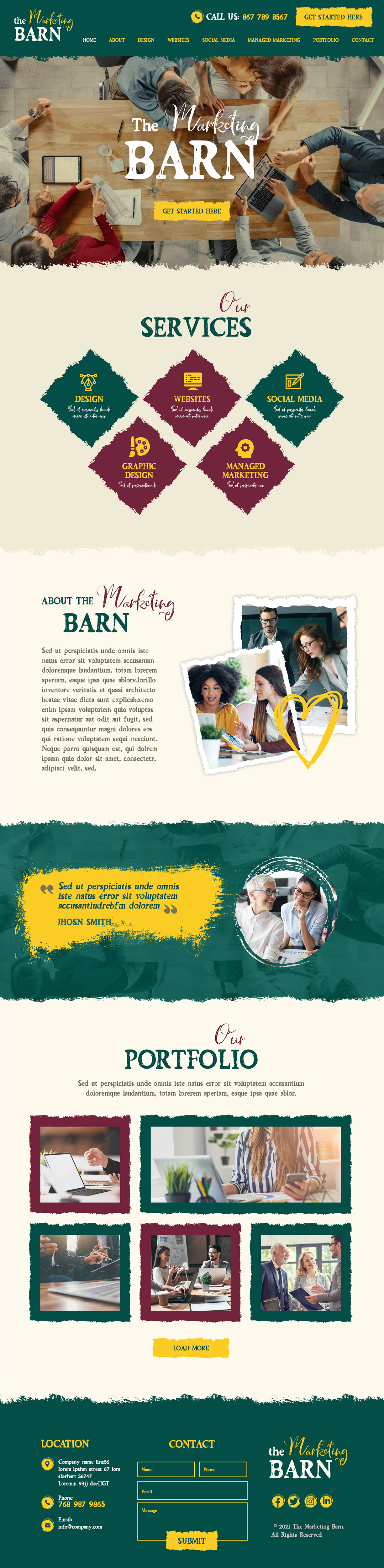 Web Design by MAHABA for this project | Design #27738818