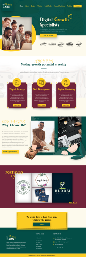 Web Design by Deli for this project | Design: #27759870