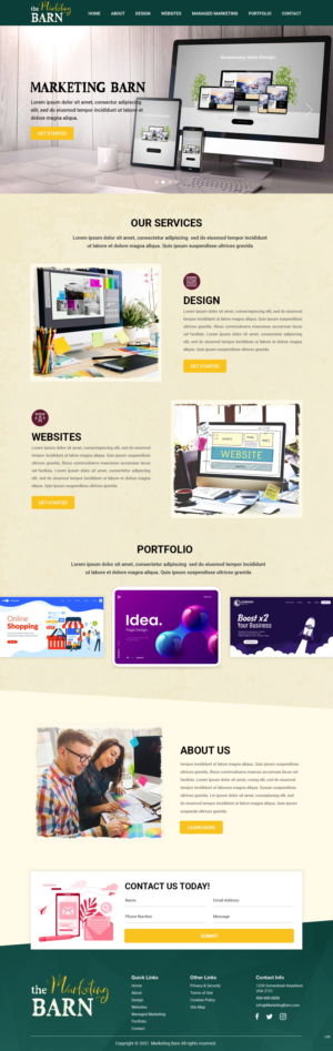 Web Design by pb for this project | Design: #27725591
