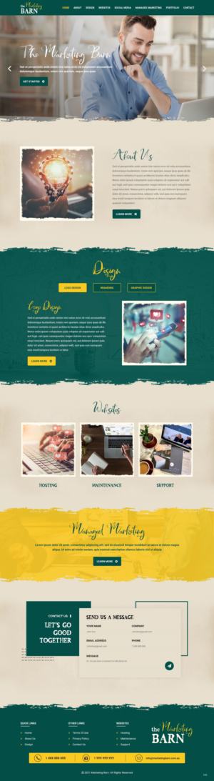 Web Design by pb for this project | Design: #27725597