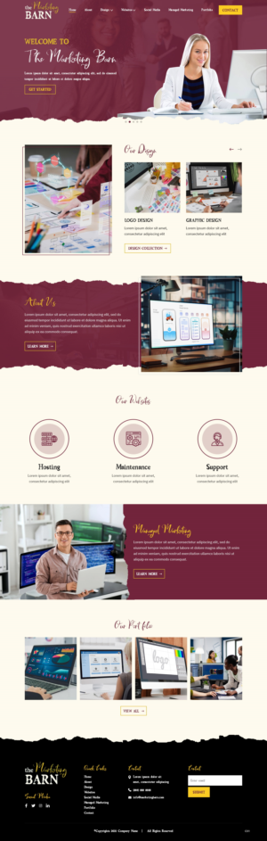 Web Design by pb for this project | Design: #27725598