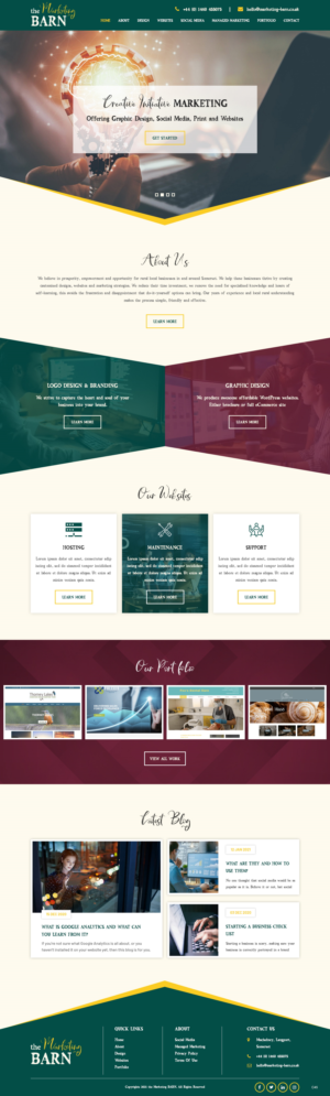 Web Design by pb for this project | Design: #27725599