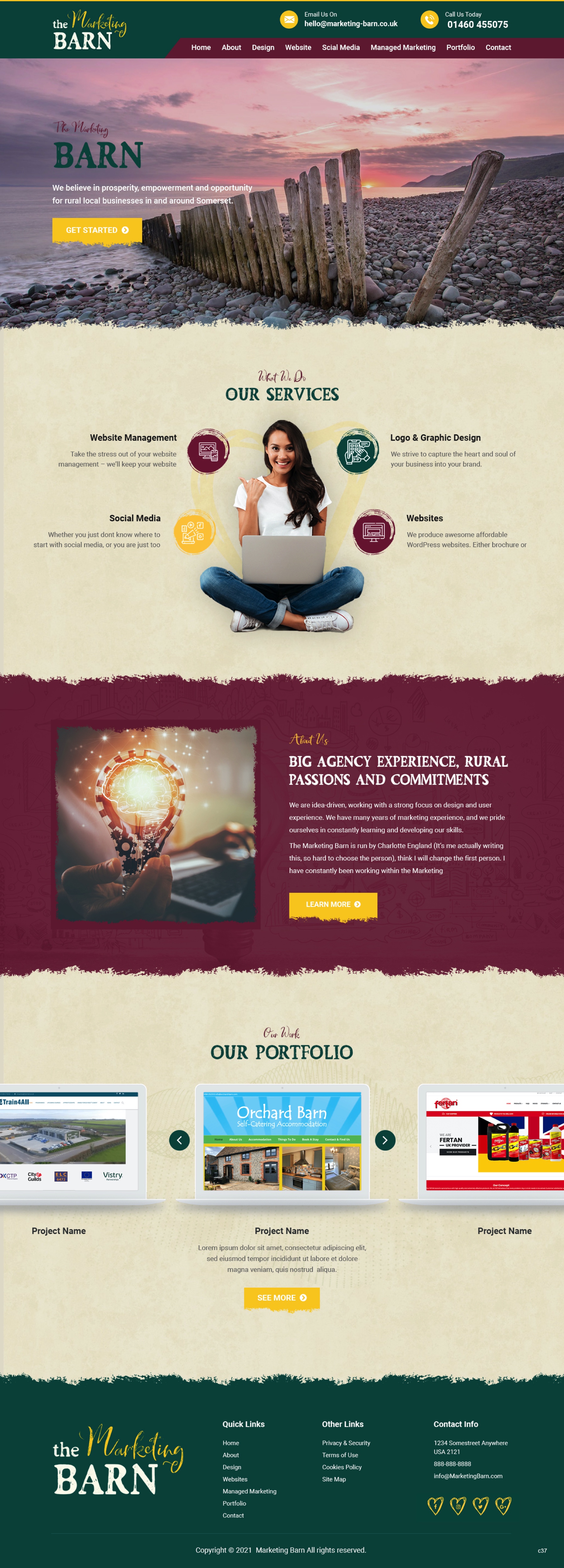 Web Design by pb for this project | Design #27744002