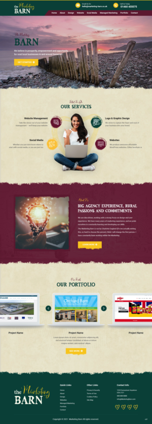 Web Design by pb for this project | Design: #27744002