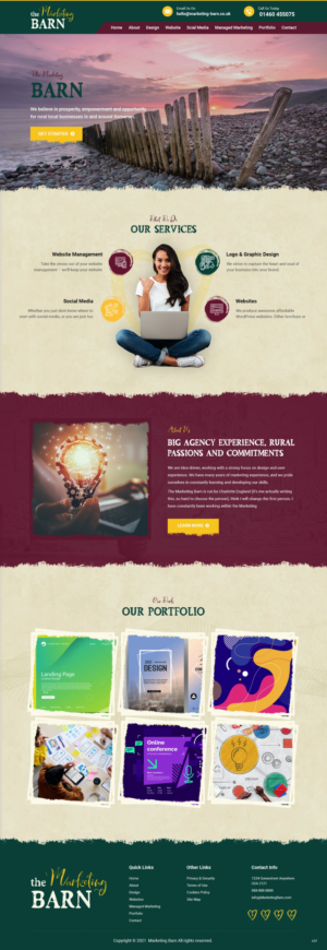 Web Design by pb for this project | Design: #27744003