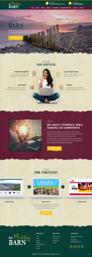 Web Design by pb for this project | Design: #27754676