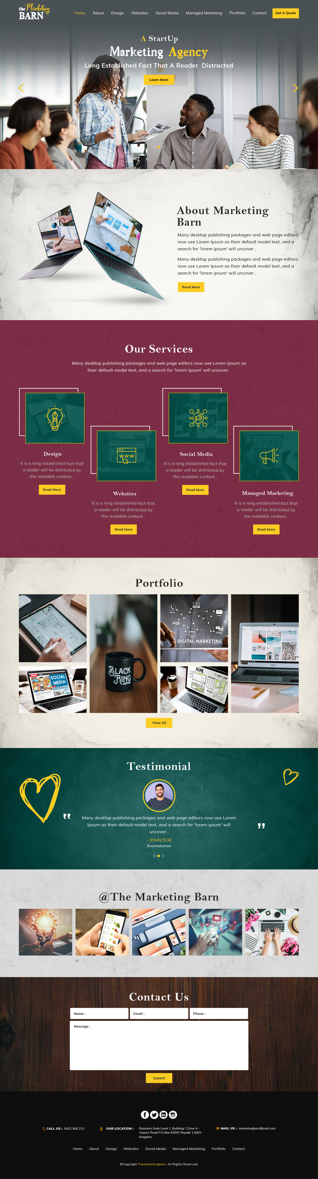 Web Design by sai.designer87 for this project | Design #27737641
