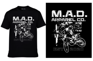 T-shirt Design by JKIANN08 for MAD Apparel Co. | Design: #27756138