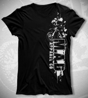 M.A.D Apparel Co - Dirtbike Tshirt | Diseño de Camiseta por Jonya