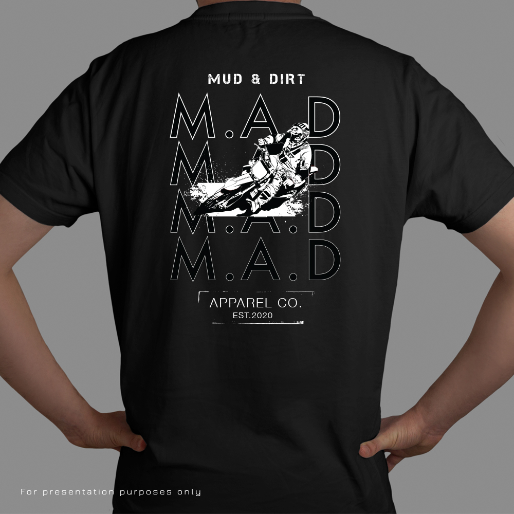 T-shirt Design by Eightone 3 for MAD Apparel Co. | Design #27767645