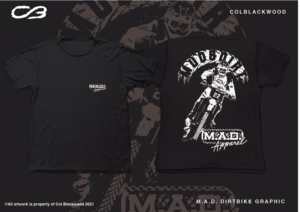 T-shirt Design by Col 3 for MAD Apparel Co. | Design: #27771706