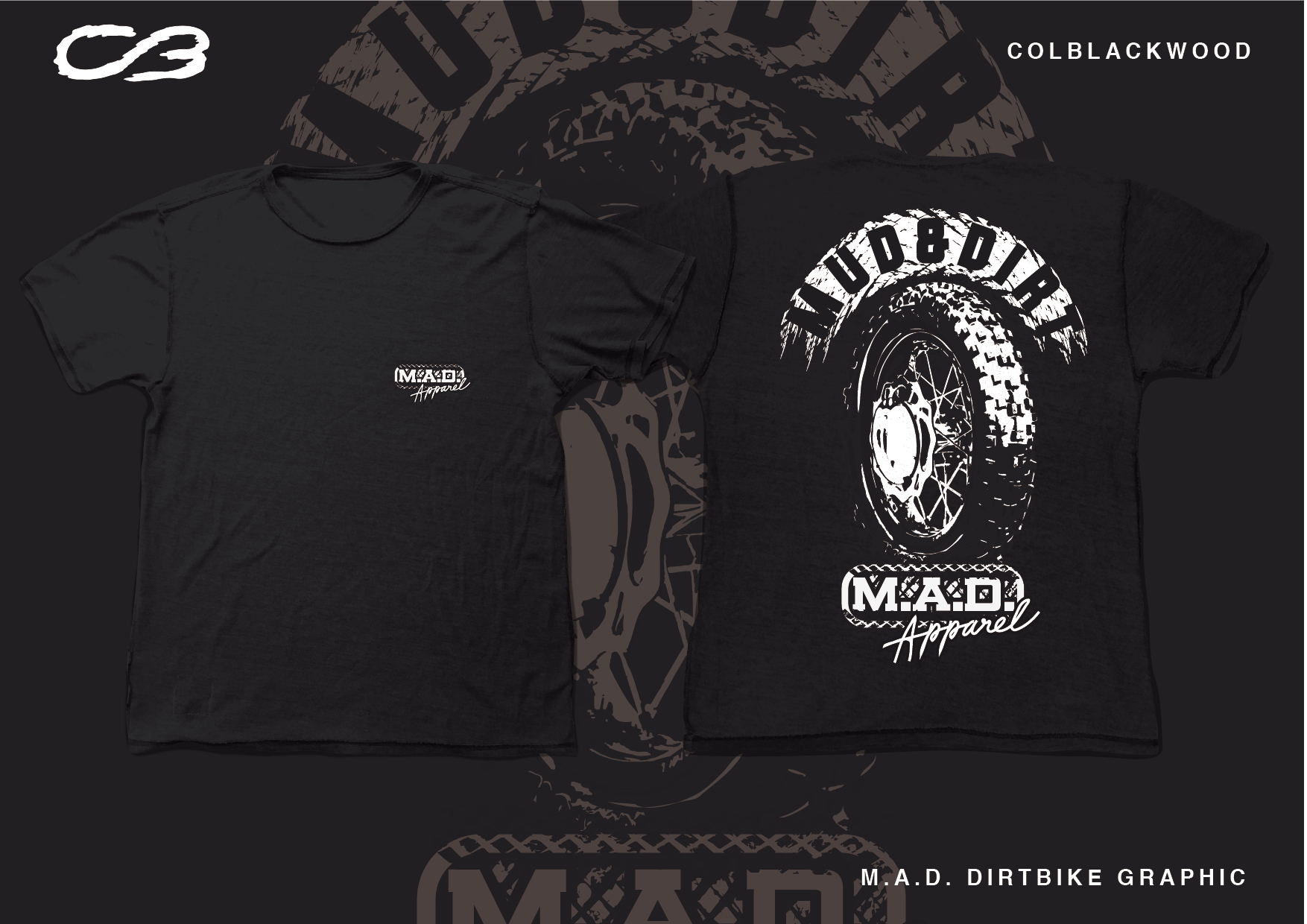 T-shirt Design by Col 3 for MAD Apparel Co. | Design #27772002
