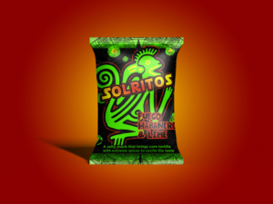 CHIP BAG AND LOGO DESIGN - A salty snack that is focused on taste and texture | Label Design by Lezette_G