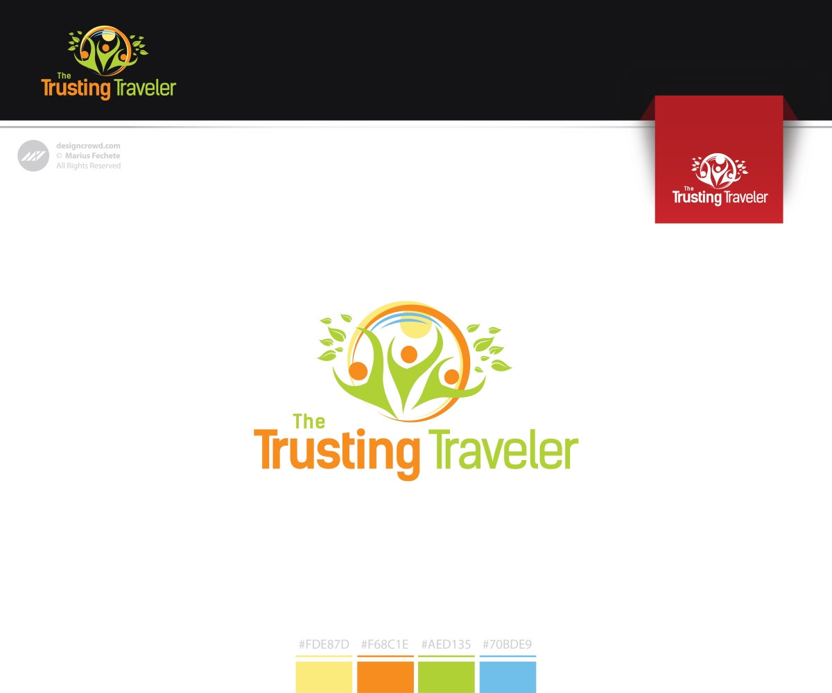 Logo Design by Marius Fechete for The Trusting Traveler | Design #3092033