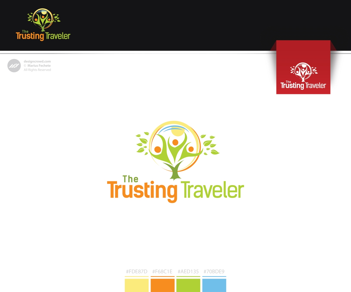 Logo Design by Marius Fechete for The Trusting Traveler | Design #3092276