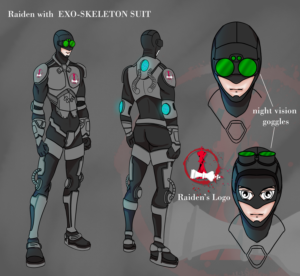 Anime Concept Art for Antagonist for Netflix Pitch | Design de Figurine par Nisal Chamika
