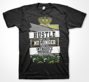 HUSTLER'S SPIRIT | T-Shirt-Design von badpixelarts