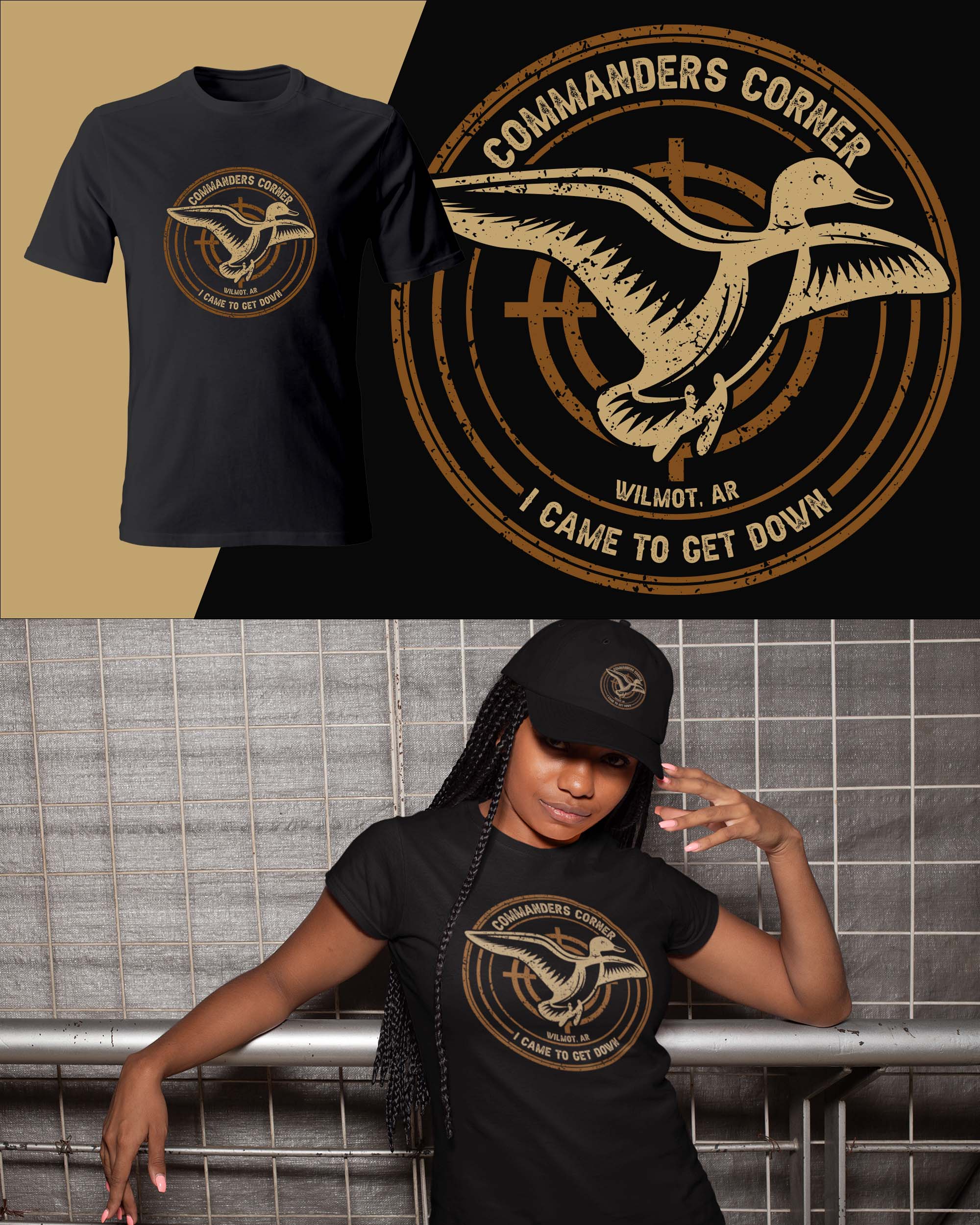 Diseño de Camiseta por Ismail Hossain para Commander's Corner Guide Service | Diseño #27728393