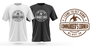T-Shirt-Design von Risallah für Commander's Corner Guide Service | Design #27728535