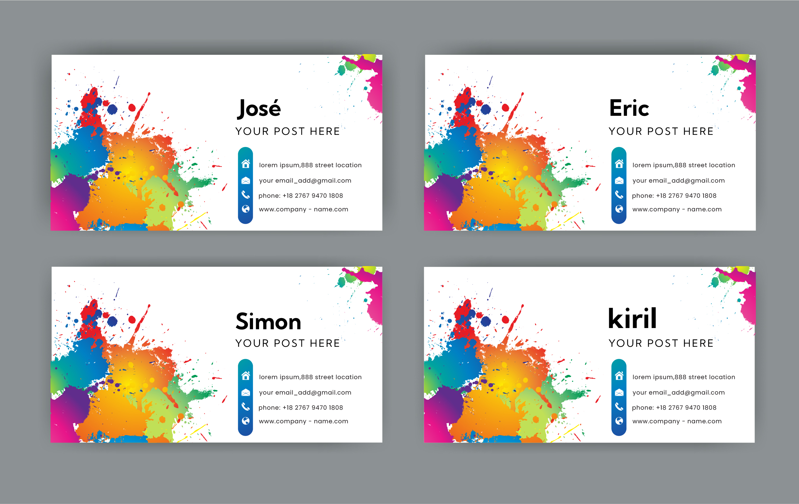 Diseño de Tarjeta de Presentación por #hashtag_DEsigN para este proyecto | Diseño #27745373